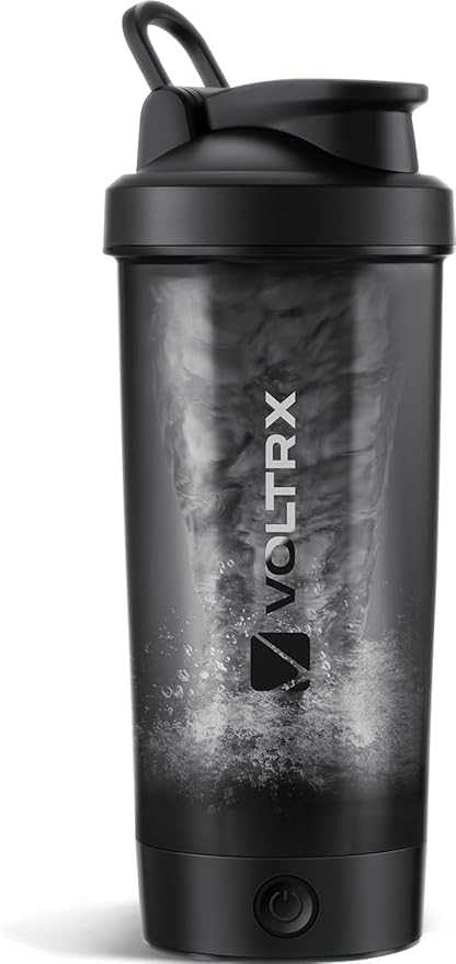 VOLTRX Protein Shaker Bottle, Merger USB C Rechargeable Electric Protein Shake Mixer,