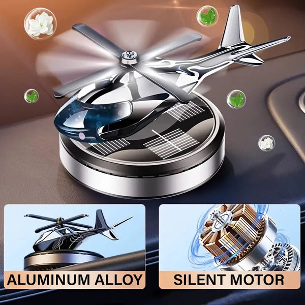 Solar-Powered Helicopter Air Freshener,